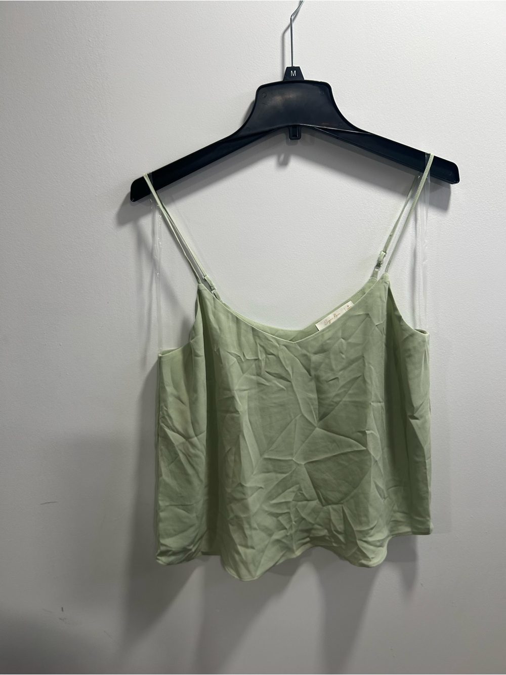 Sage Green Spaghetti Strap Cami Top